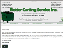 Tablet Screenshot of bettercarting.com